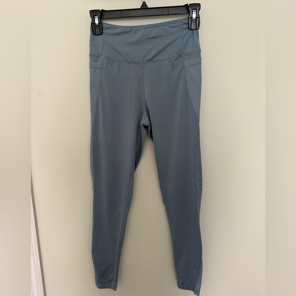 SHEIN Blue Athletic Leggings